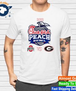Ohio State Buckeyes vs Georgia Bulldogs 2022 Chick-Fil-A Peach Bowl shirt