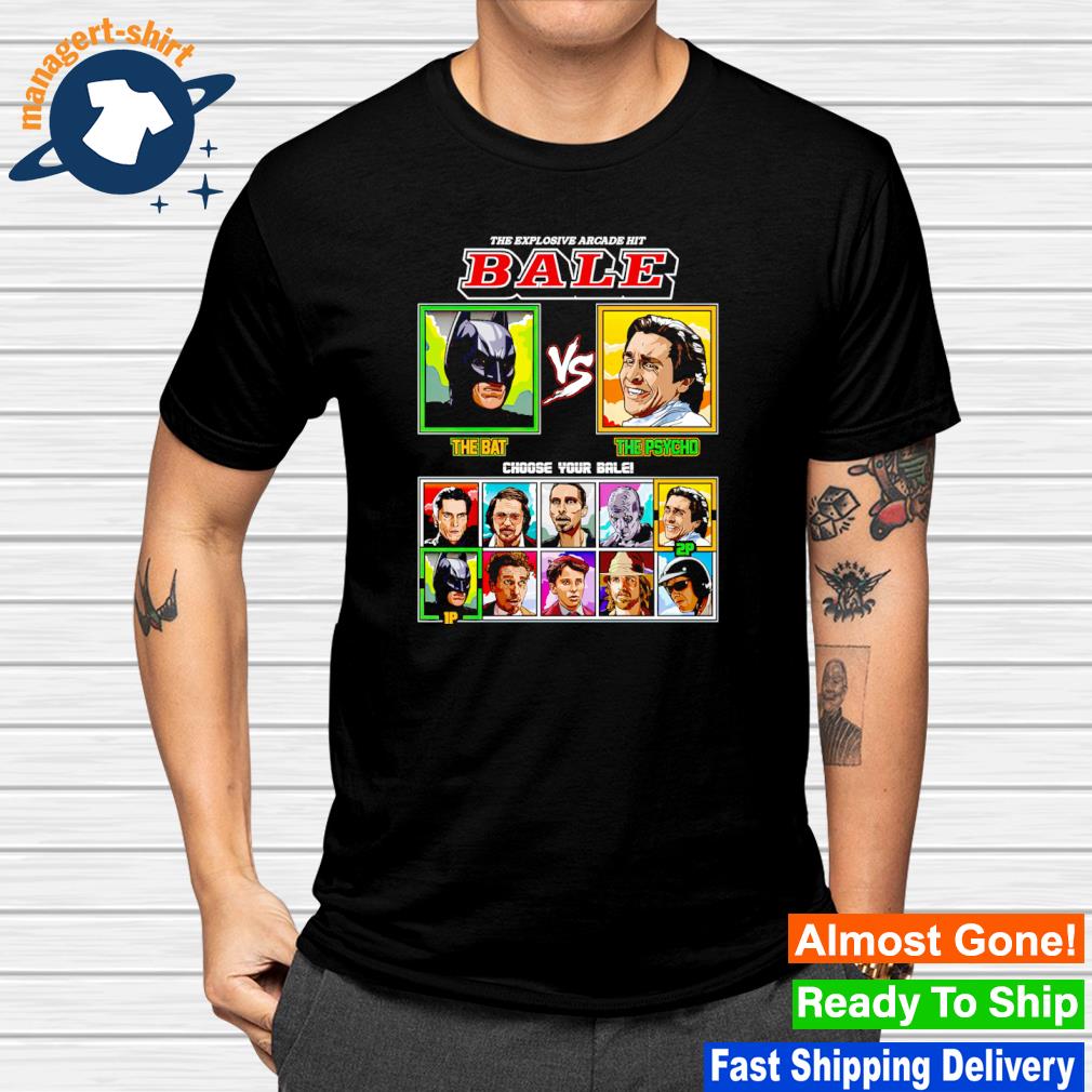 The explosive arcade hit Christian Bale Fighter shirt
