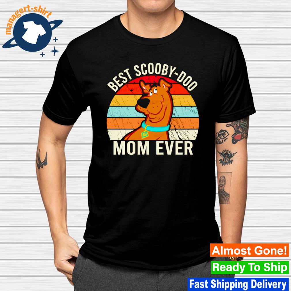 Awesome best Scooby-Doo mom ever vintage shirt