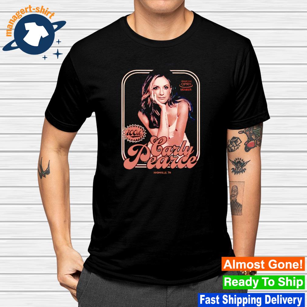 Nice carly Pearce Opry Exclusive 100Th Show Retro Face shirt