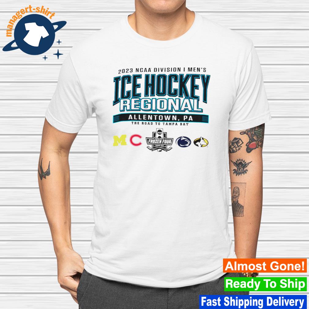 Nice ice Hockey Regional 2023 NCAA Division I Men's The Road to Tampa Bay Allentown PA shirt