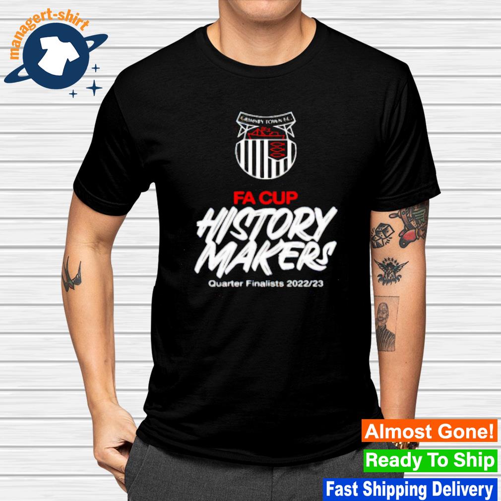 Official grimsby Town History Makers Commemorative 2023 shirt