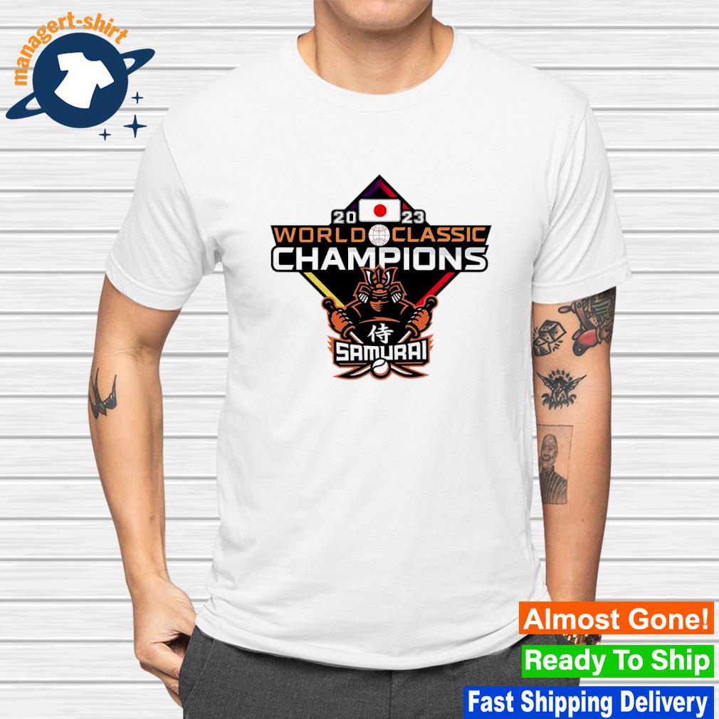 Official samurai 2023 Japan Baseball World Classic Champions shirt