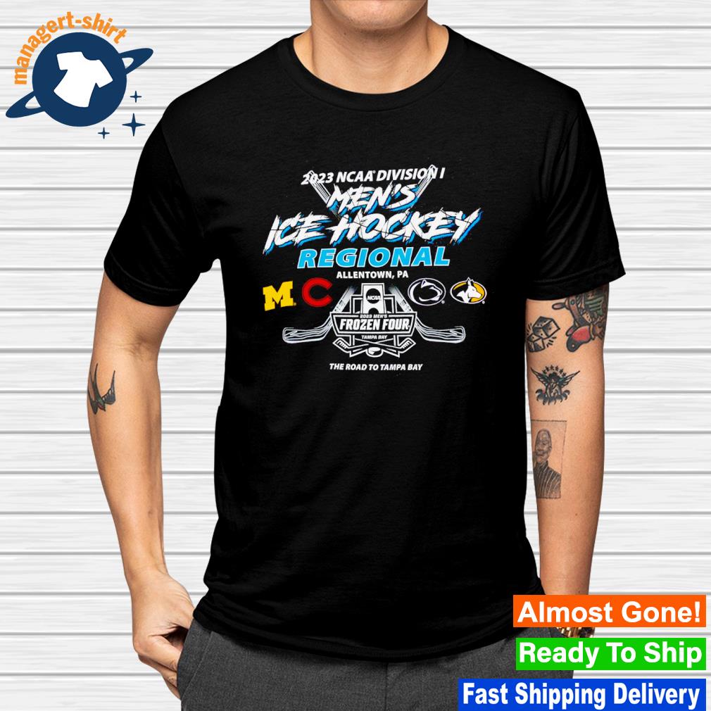 Original 2023 NCAA Division I Men's Ice Hockey Regional The Road to Tampa Bay Allentown PA shirt