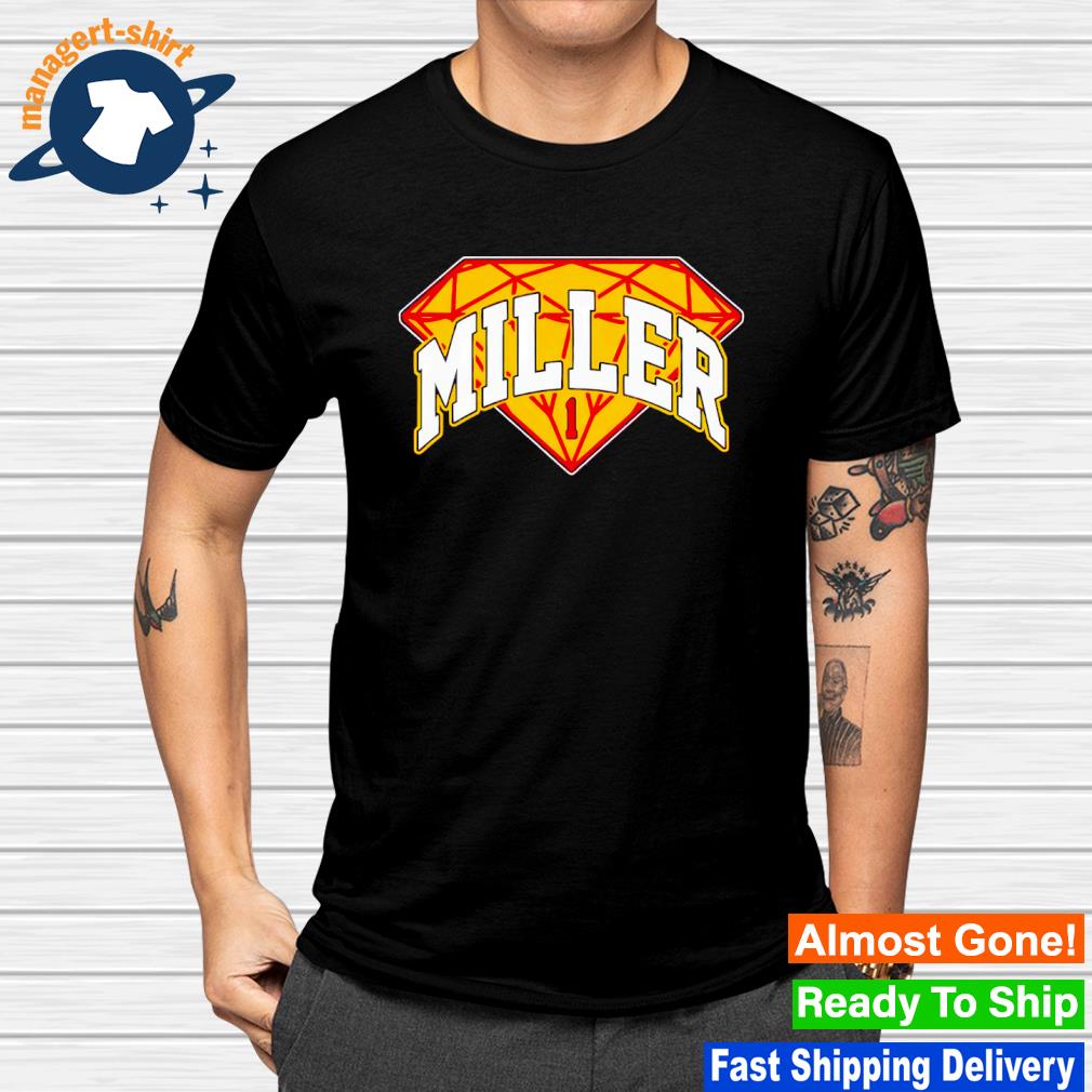 Original diamond Miller Maryland Terrapins Miller #1 shirt