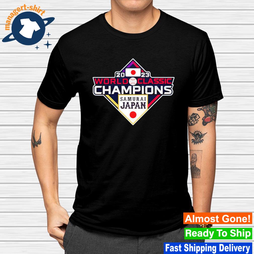 Original samurai Japan Baseball 2023 World Classic Samurai Champion s shirt