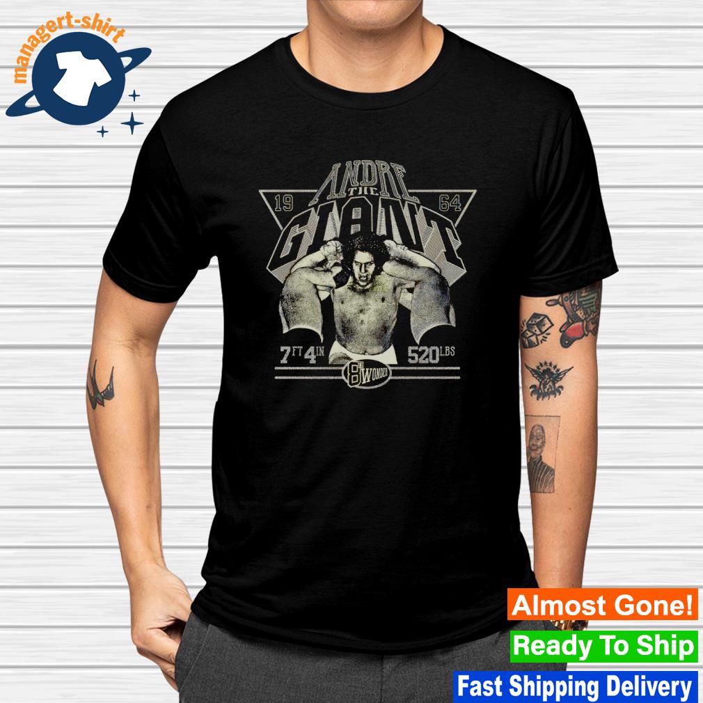 Top andre The Giant 8th Wonder shirt
